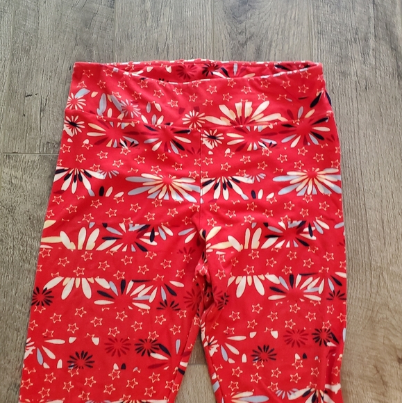 Lu la roe red firework leggings - Picture 2 of 5